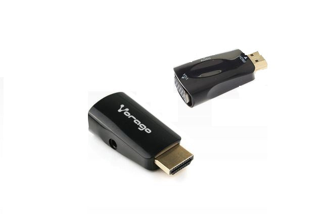 Convertidor HDMI a VGA VORAGO ADP-208 - 3, 05 m, HDMI, VGA/3.5mm, Macho/hembra, Negro Convertidor HDMI a VGA VORAGO ADP-208 - 3, 05 m, HDMI, VGA/3.5mm, Macho/hembra, Negro